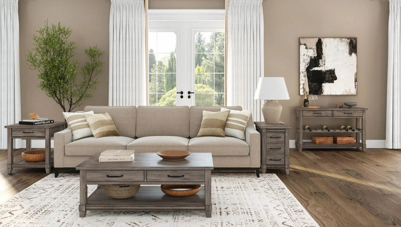 Lift Top Cocktail Table With Casters - Gray by Unique Piece Furniture