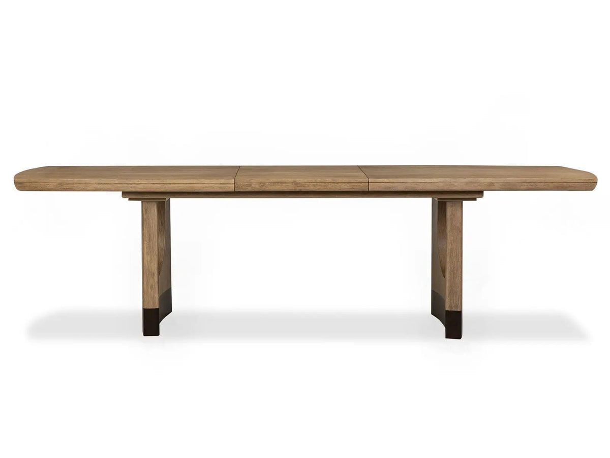 Tristan - Extendable Trestle Dining Table - Swiss Coffee, photo 4 of 7
