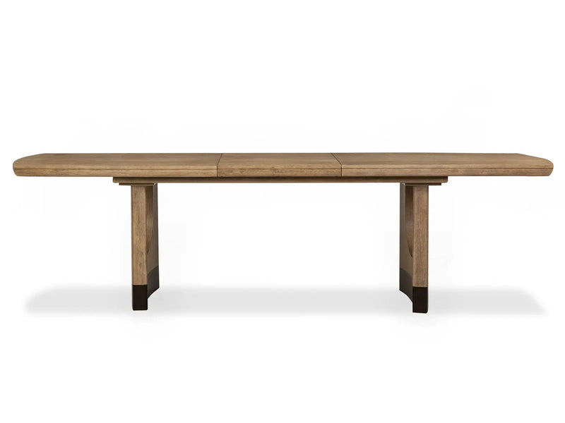 Tristan - Extendable Trestle Dining Table - Swiss Coffee, photo 4 of 7