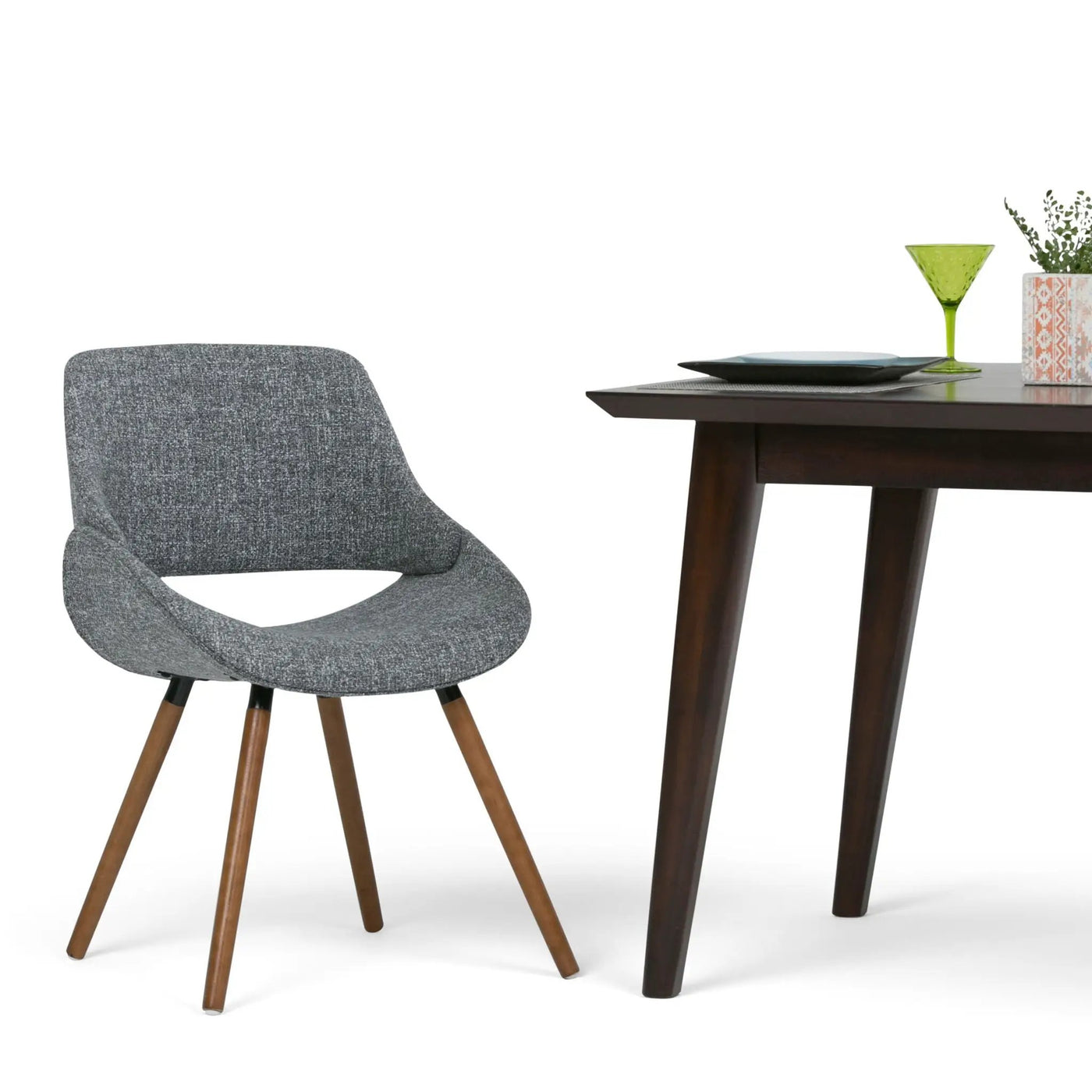 Malden - Upholstered Bentwood Dining Chair by HouseOfZazla
