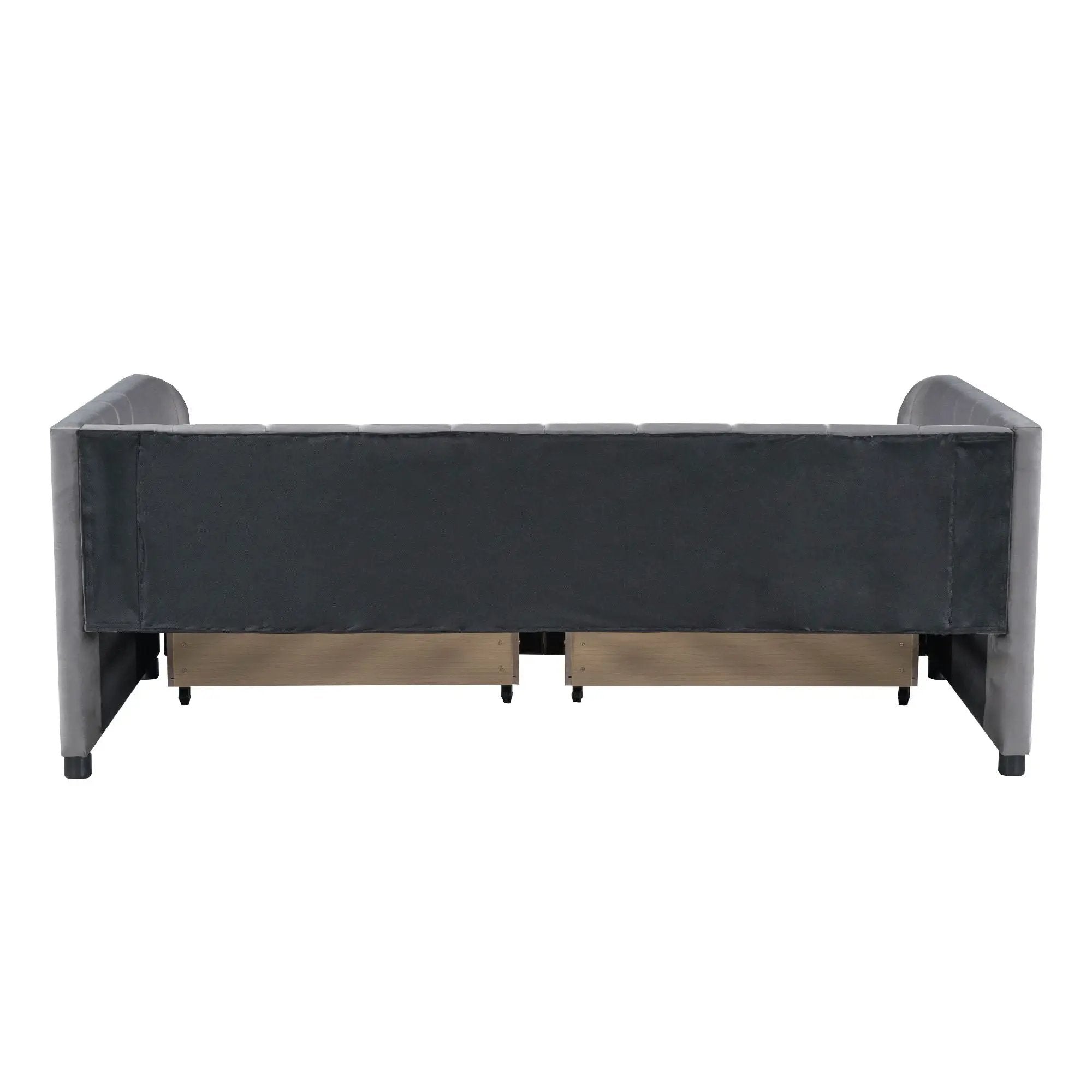 Upholstered Daybed With Ergonomic Design Backrest by HouseOfZazla
