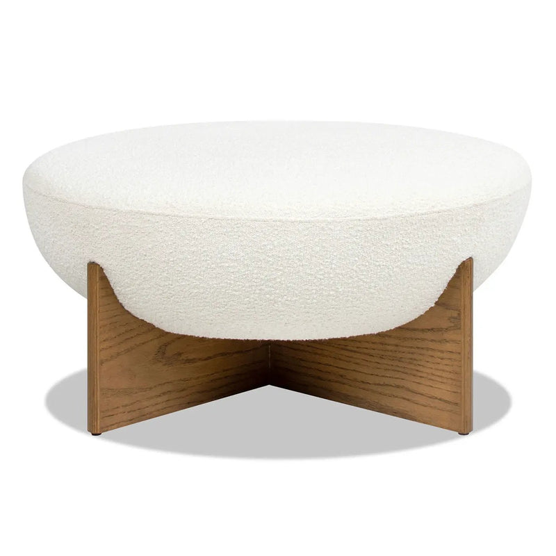 Bali - Round Upholstered Ottoman by Unique Piece Furniture