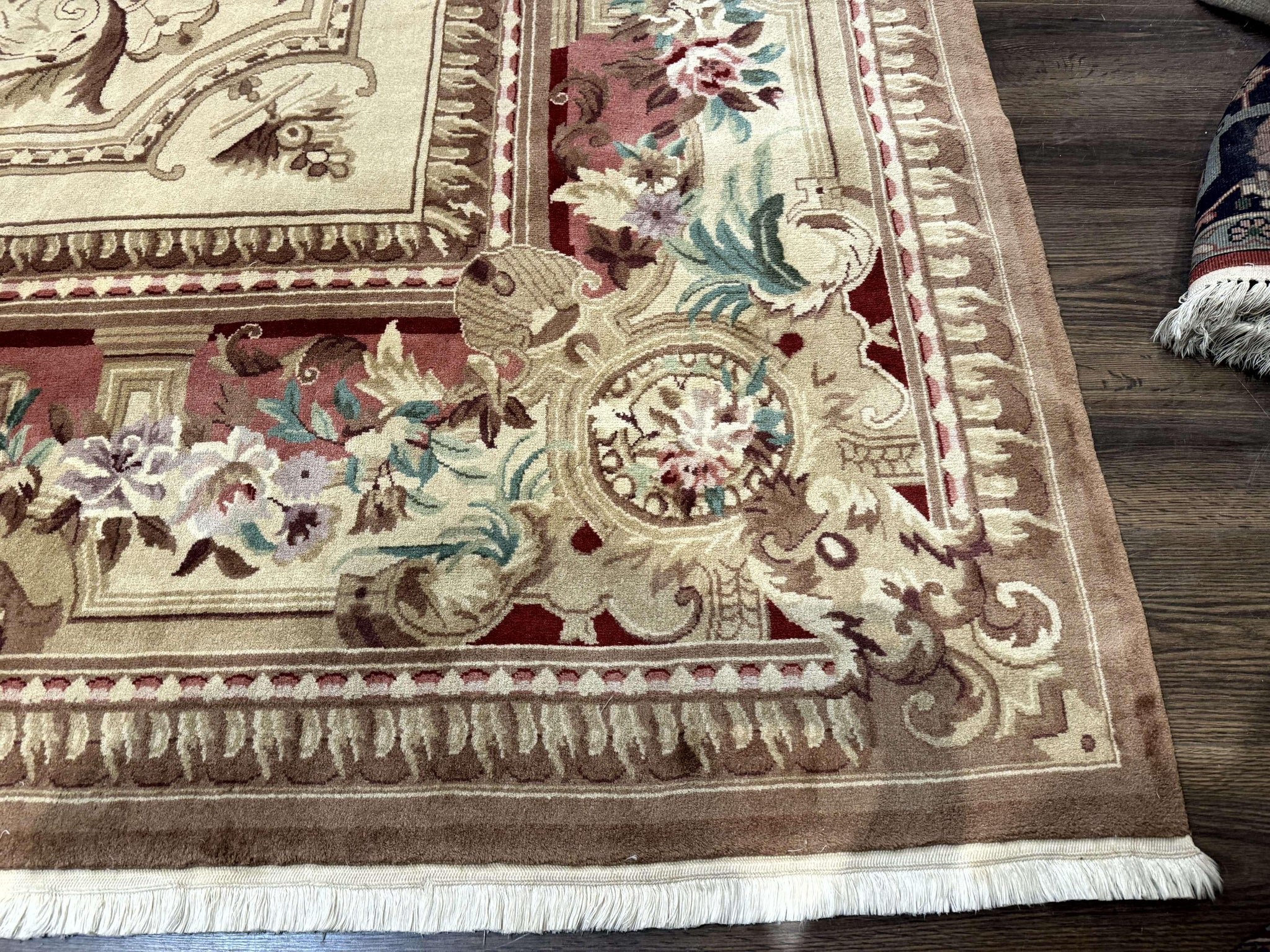 Palace Size Aubusson Rug 12x18, Extra Large, French European Carpet, Soft Wool Pile, Elegant by Jewel Rugs