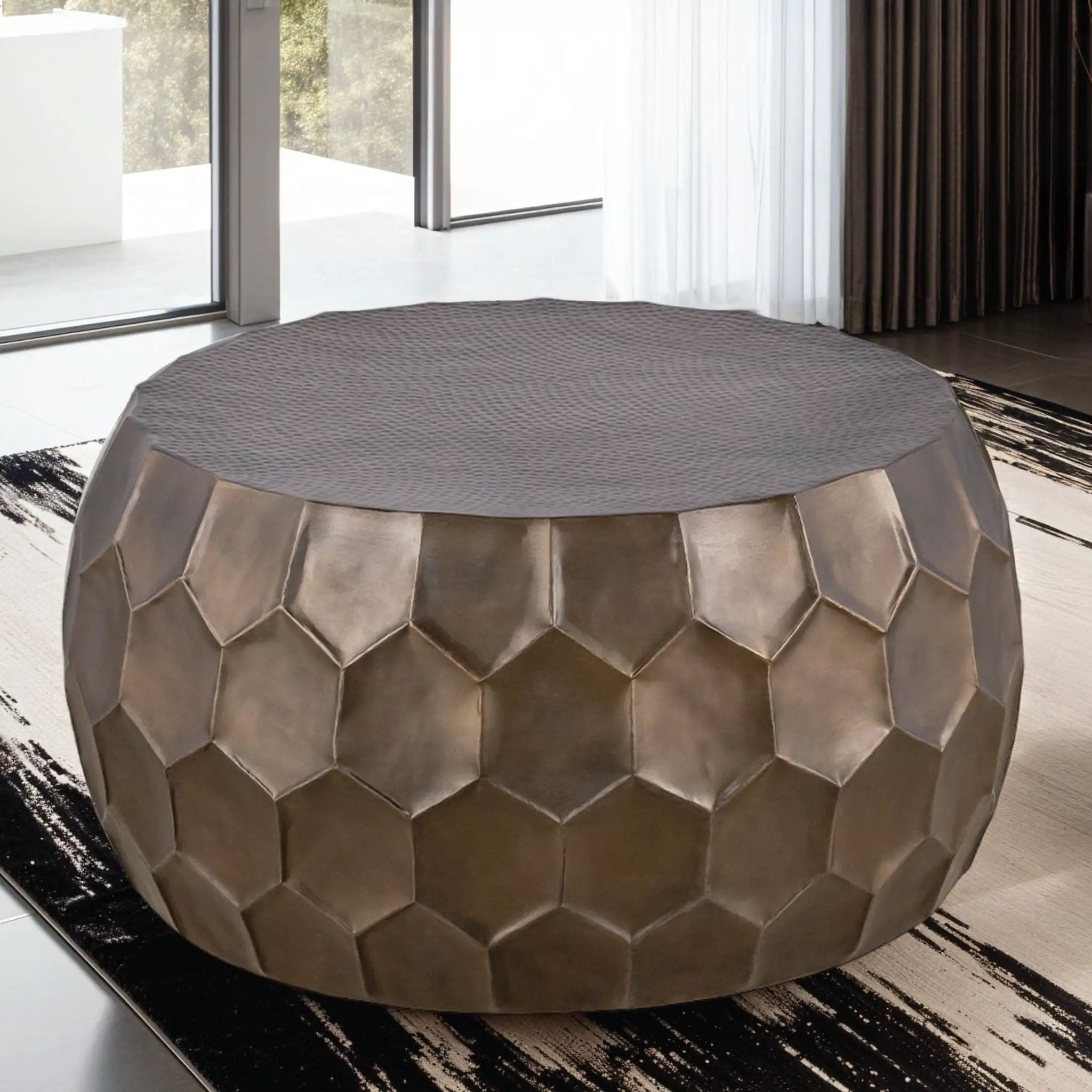 Ct101 - Round Coffee Table by HouseOfZazla