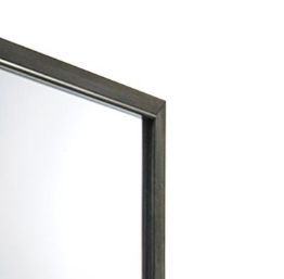 Carine Gray Mirror with Wooden Frame for Bedroom, photo 3 of 4