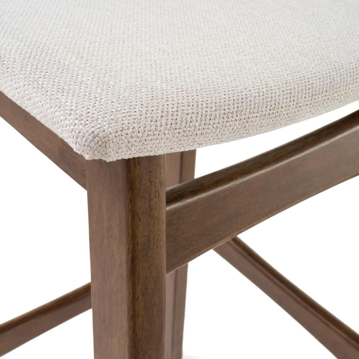 Mid Century Modern Bar Stool Set With Upholstered Seating by HouseOfZazla