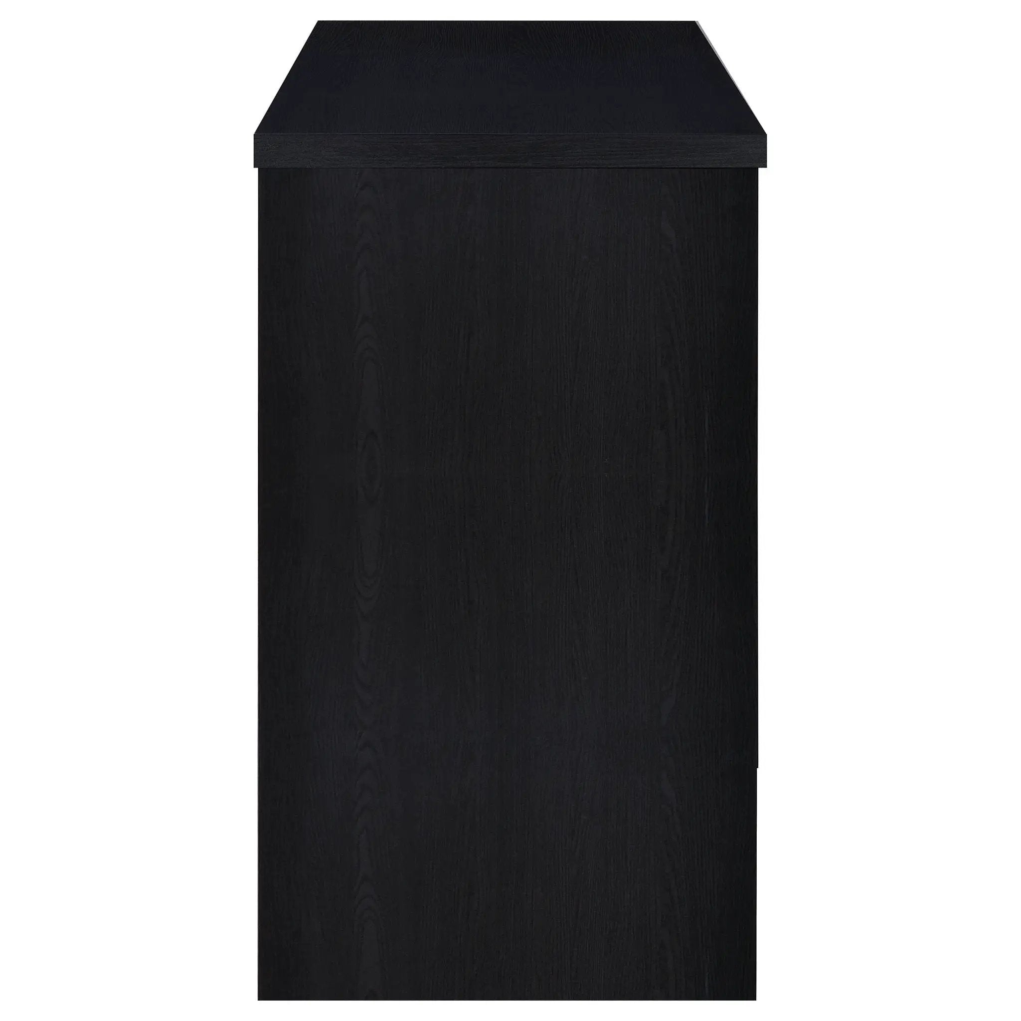 Topanga Engineered Wood Freestanding Home Bar Black by Unique Piece Furniture