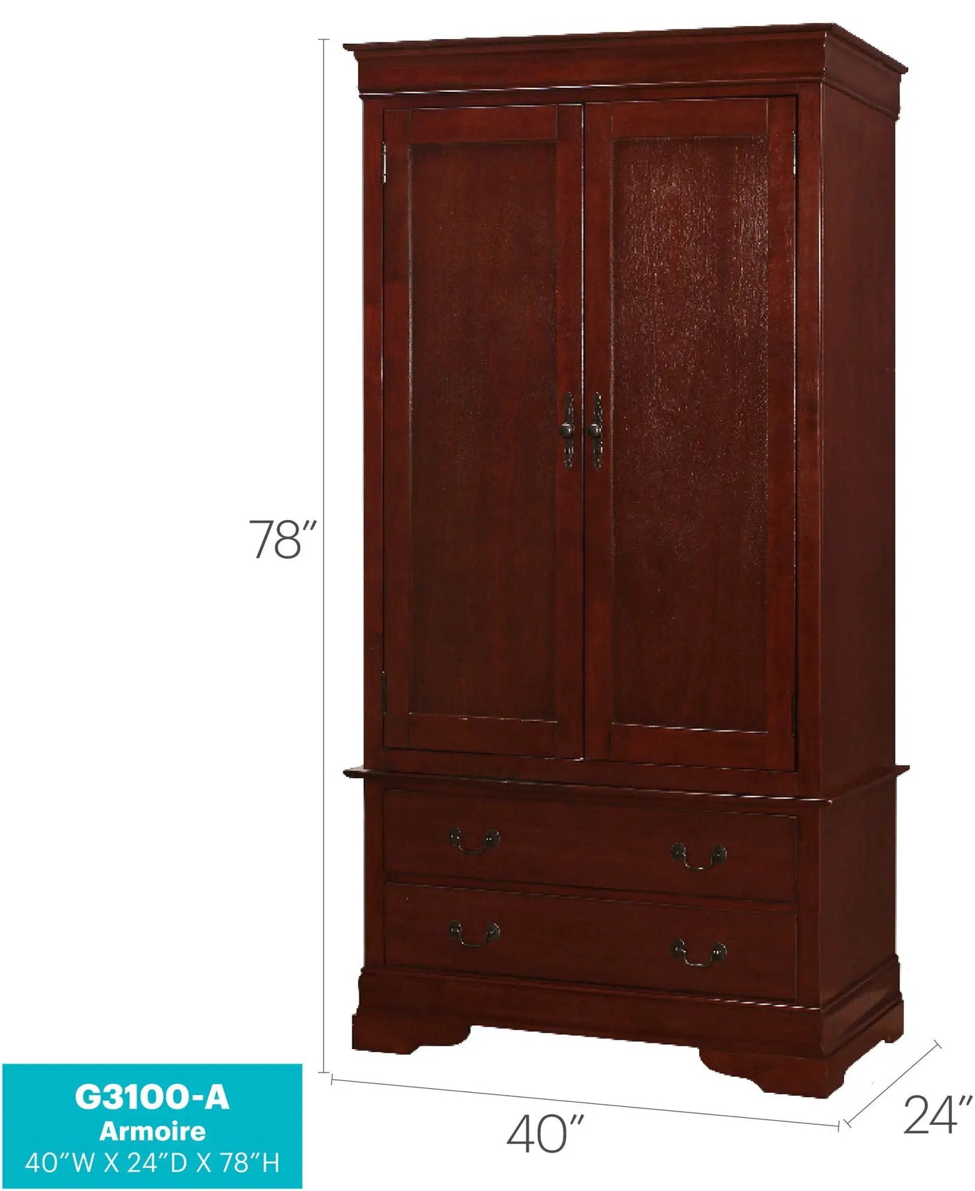 Elegant Traditional Armoire by HouseOfZazla