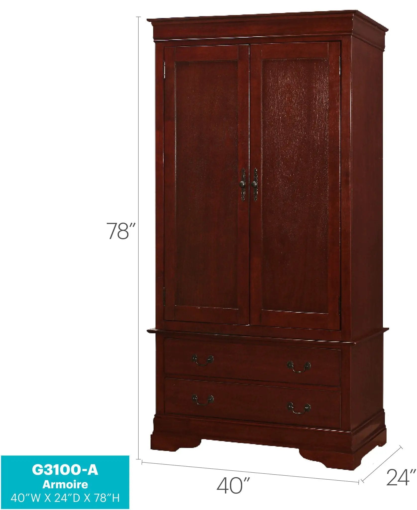 Elegant Traditional Armoire by HouseOfZazla