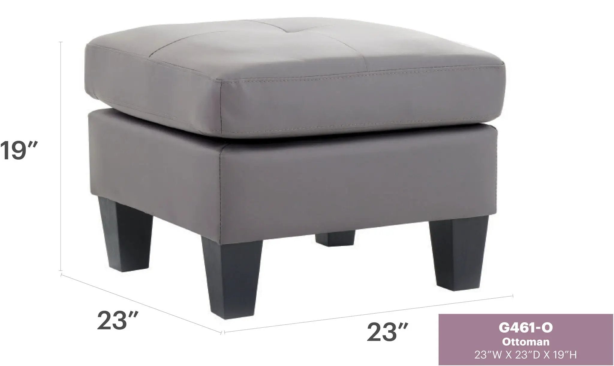 Casual Ottoman For Stylish Spaces by Unique Piece Furniture