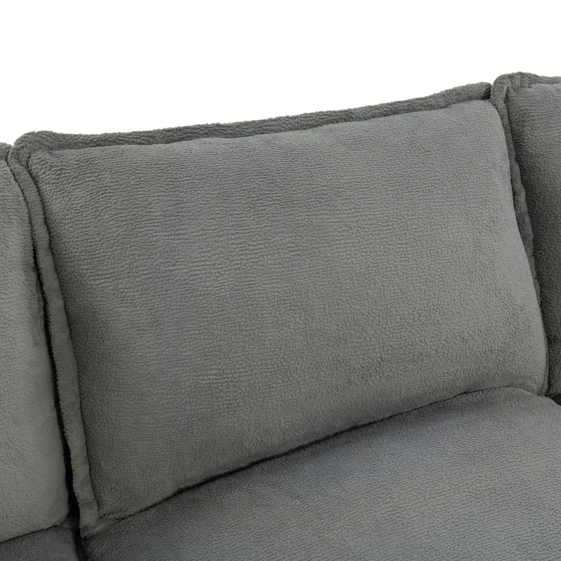 Modern 3 Seater Sofa With Side Storage Pockets For Living Room by HouseOfZazla