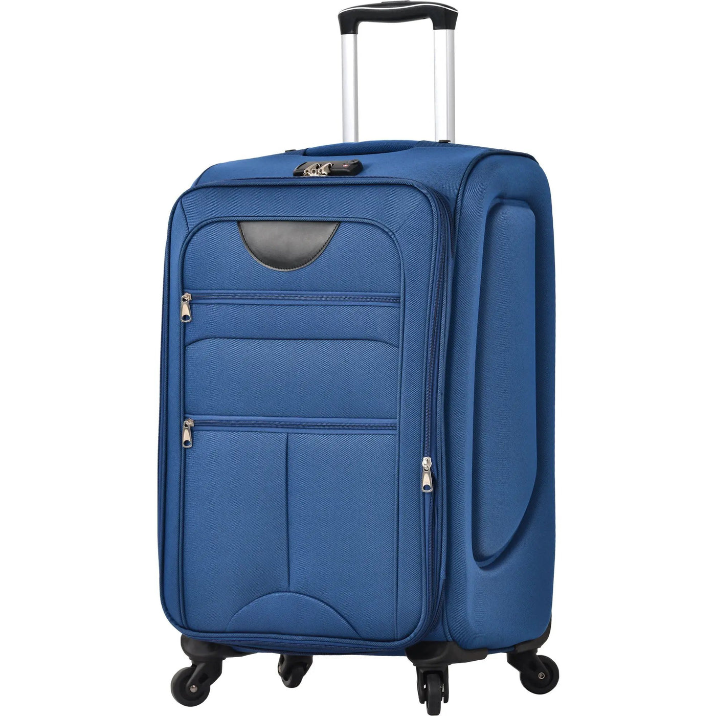 Softside Luggage Expandable 3 Piece Set Suitcase Upright Spinner Softshell Lightweight Luggage Travel Set by HouseOfZazla