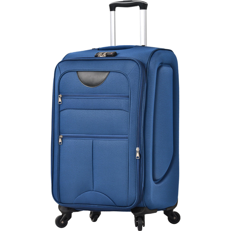 Softside Luggage Expandable 3 Piece Set Suitcase Upright Spinner Softshell Lightweight Luggage Travel Set by HouseOfZazla