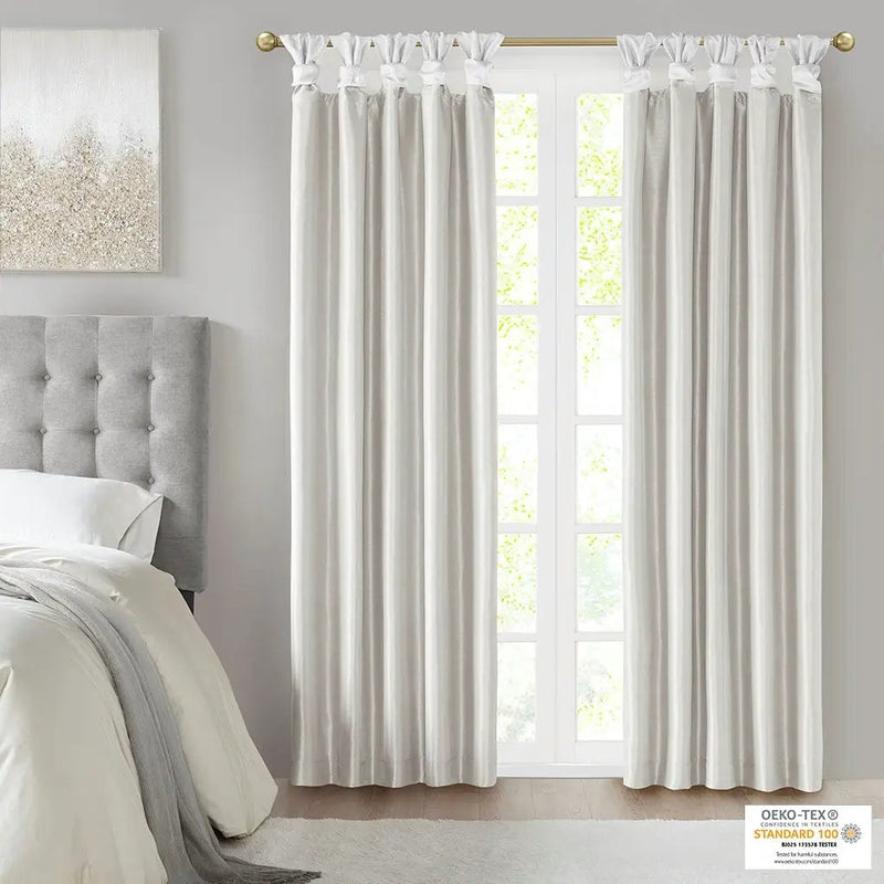 Twist Tab Total Blackout Window Curtain Panel by HouseOfZazla