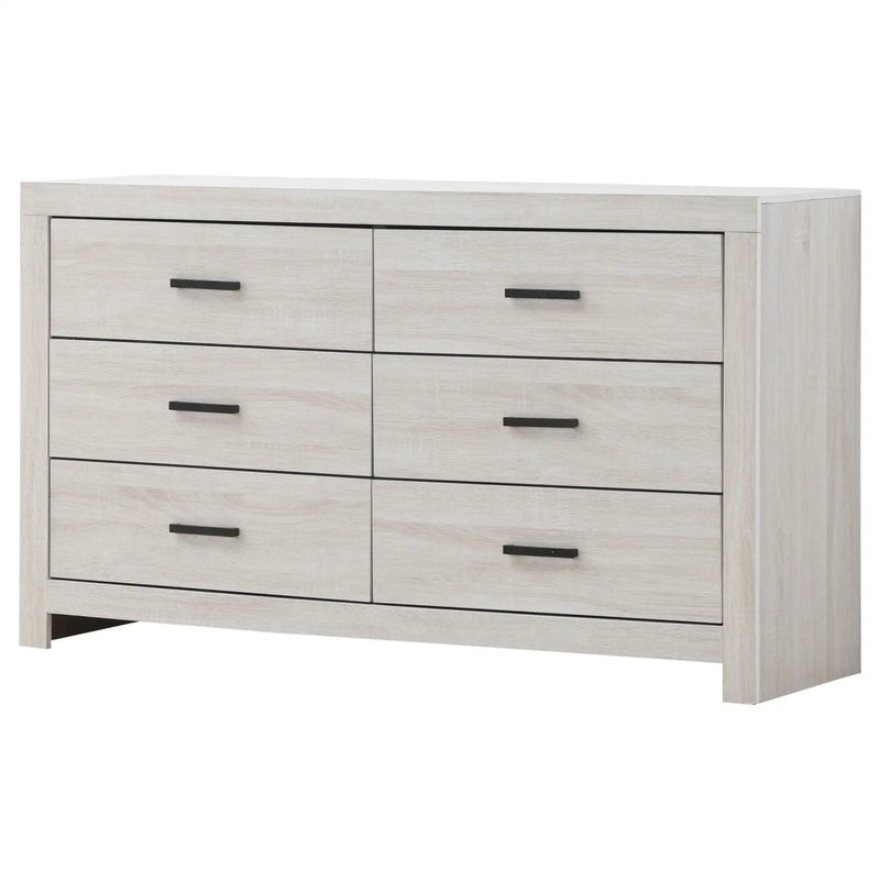 Brantford 6-drawer Dresser Coastal White by Unique Piece Furniture