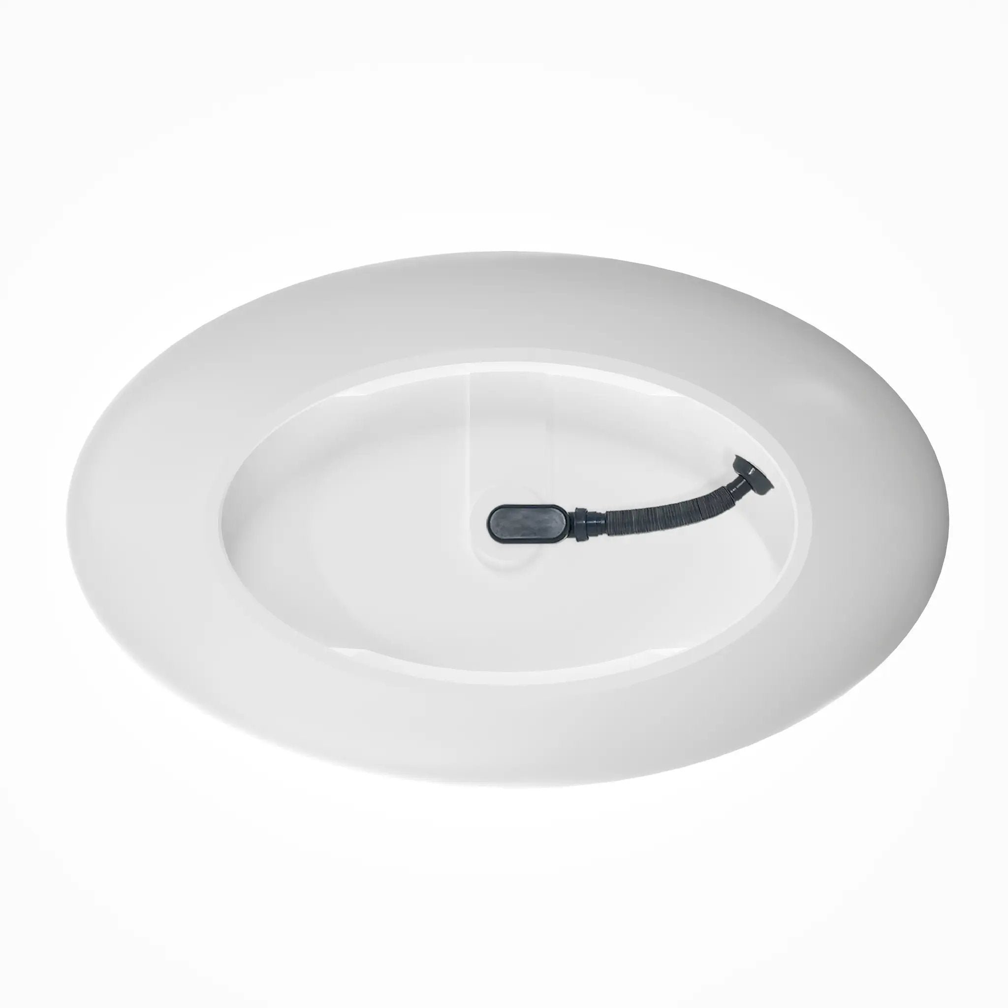 70 Inch Freestanding Solid Surface Soaking Bathtub by HouseOfZazla