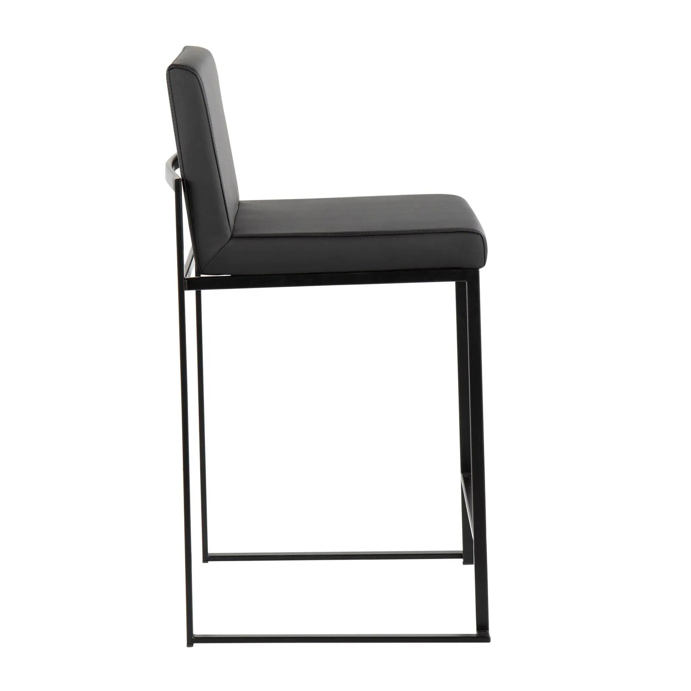 Fuji - Contemporary Modern Elegance, High Back Counter Stool by HouseOfZazla