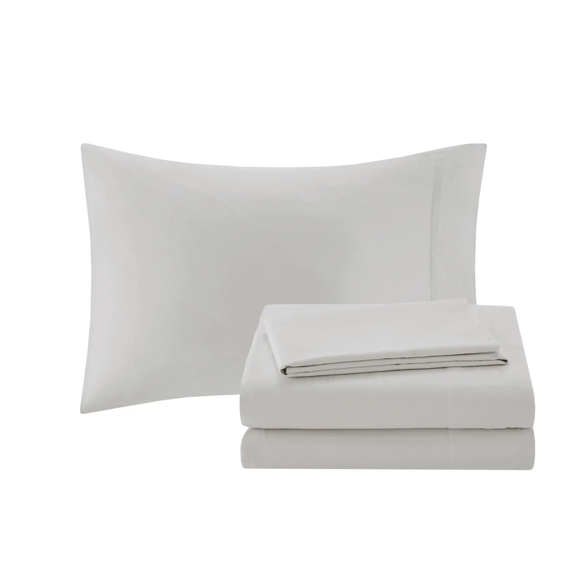 12 Piece Comforter Set with Cotton Bed Sheets Navy Queen by HouseOfZazla