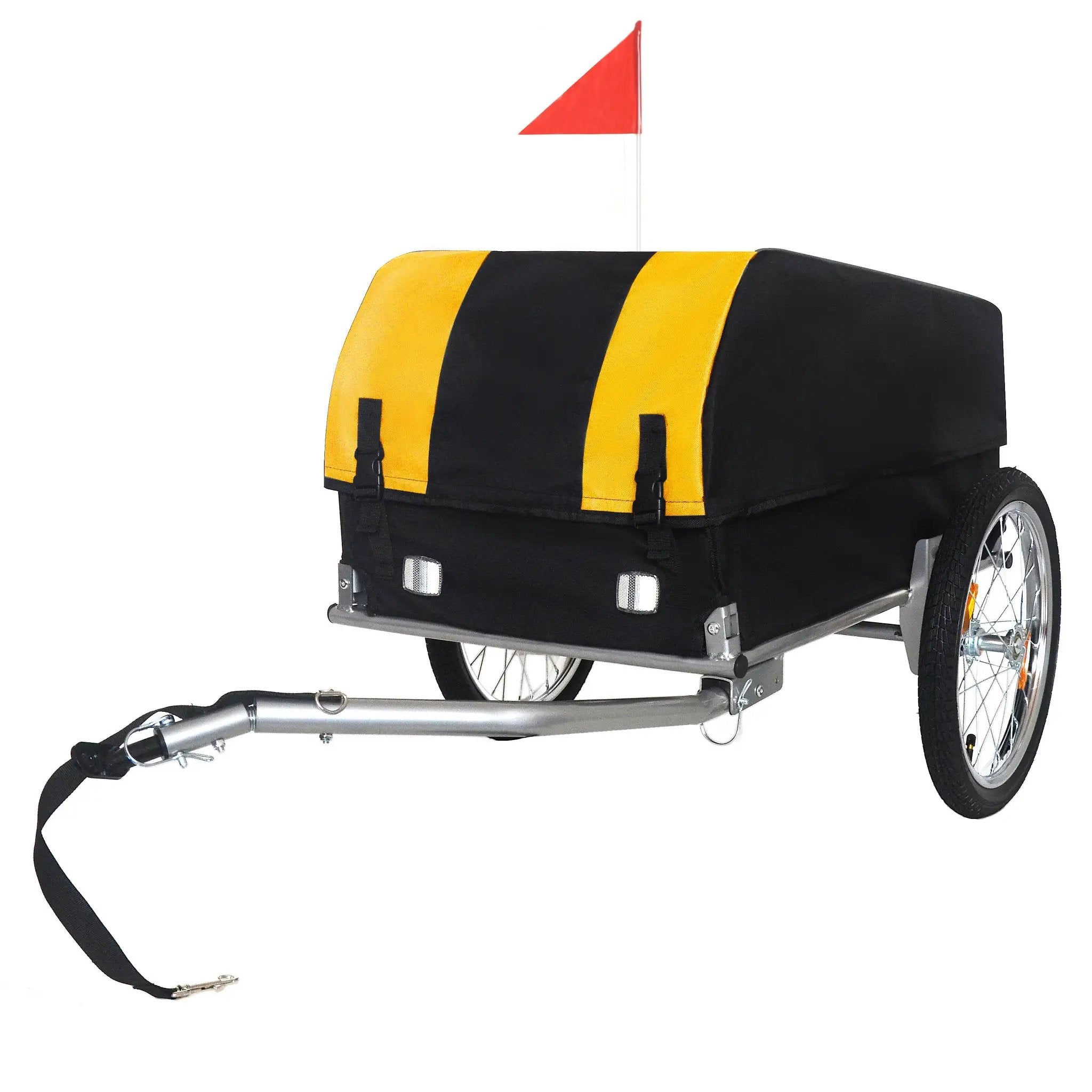 Heavy-Duty Bike Cargo Trailer with Removable Waterproof Cover by HouseOfZazla