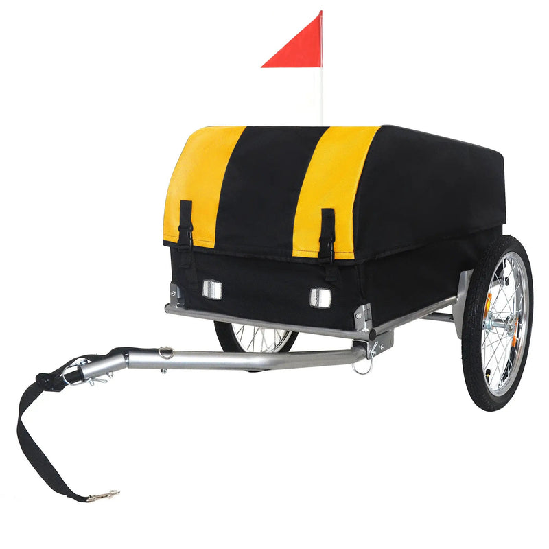 Heavy-Duty Bike Cargo Trailer with Removable Waterproof Cover by HouseOfZazla