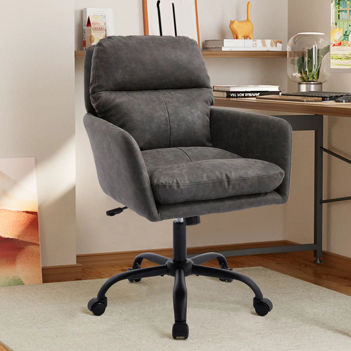 Office Chair With Adjustable Height, Ergonomic Design by HouseOfZazla