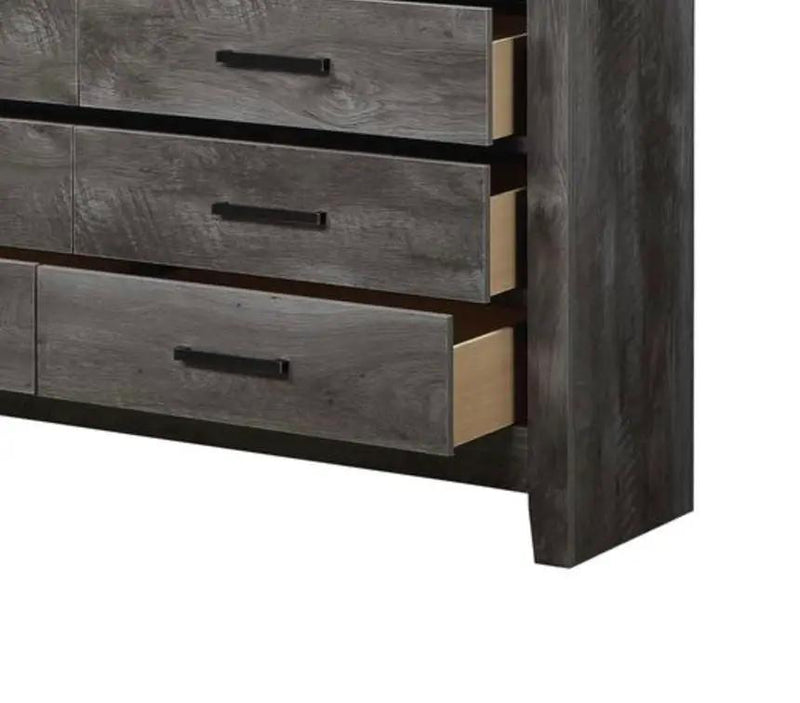 Vidalia - Rustic Dresser - Gray / Oak by Unique Piece Furniture