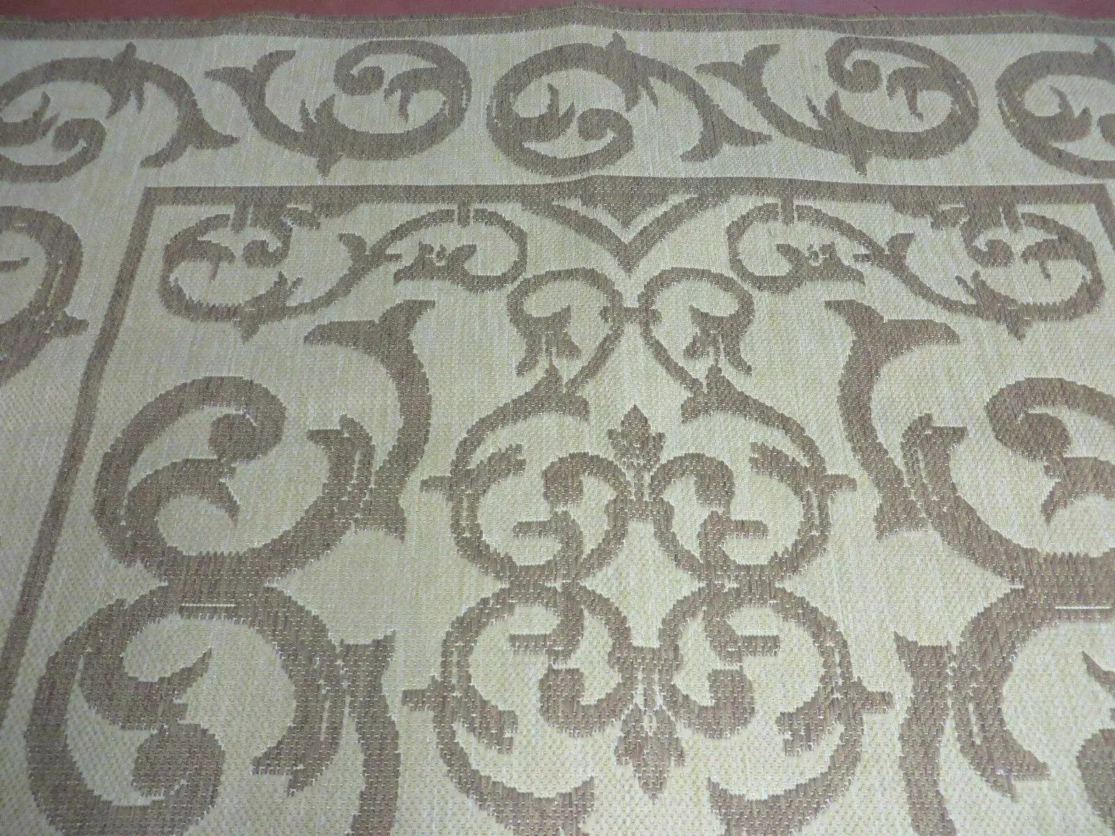5' X 7' Machine Made Natural Fiber Jute Kilim Two Sided Rug Carpet Flat Weave Contemporary Design by Jewel Rugs