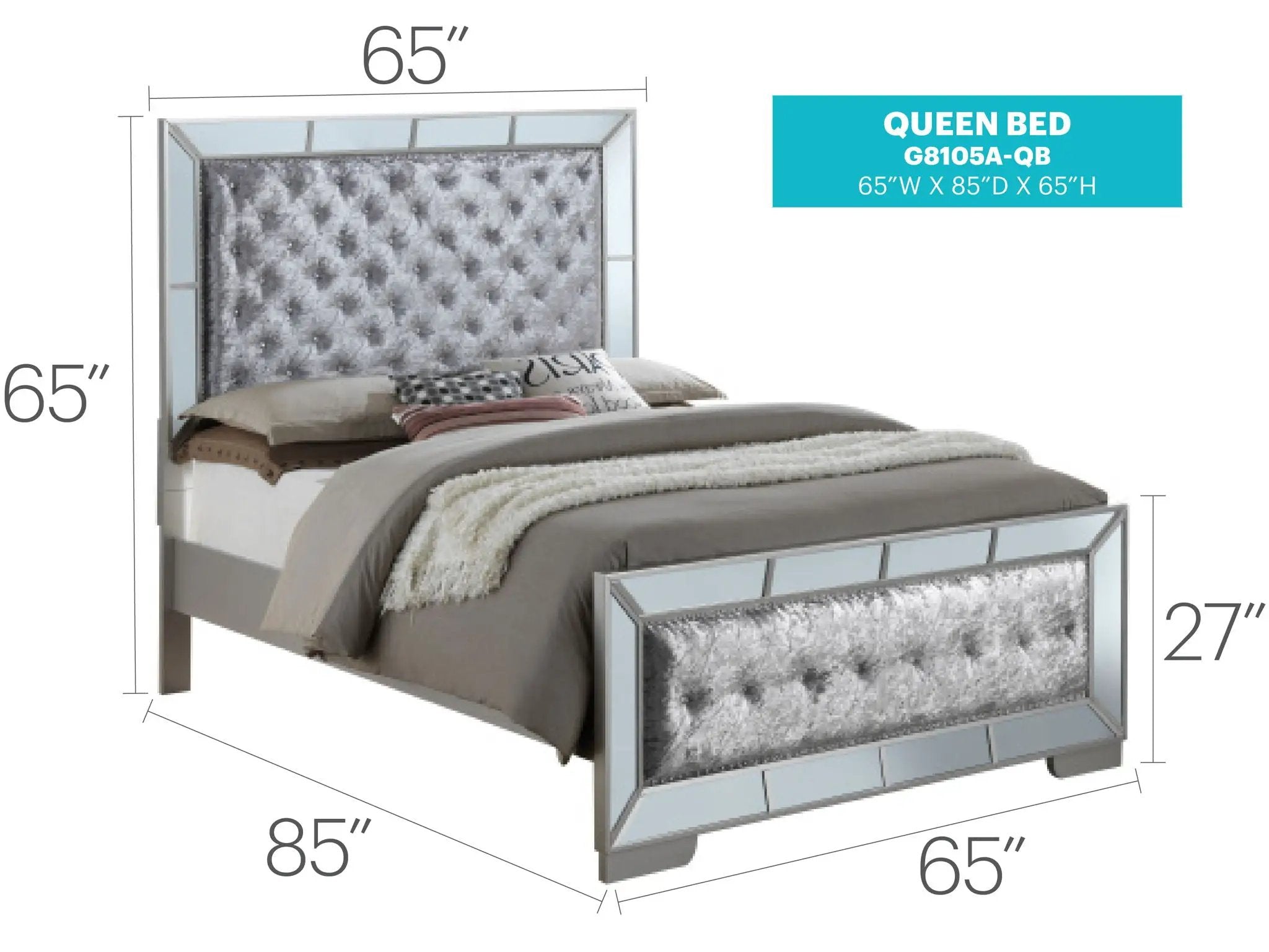 Stylish Contemporary Bed With Minimalist Design by Unique Piece Furniture