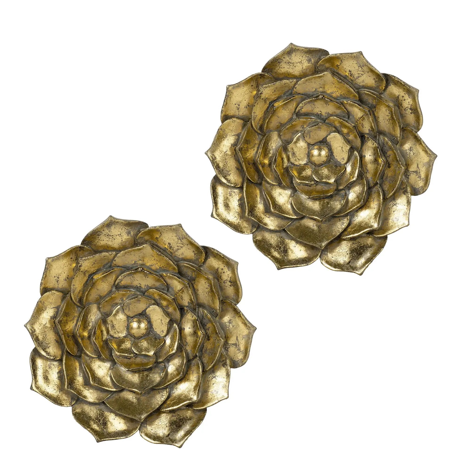 Succulent Wall Plaque Resin by Unique Piece Furniture