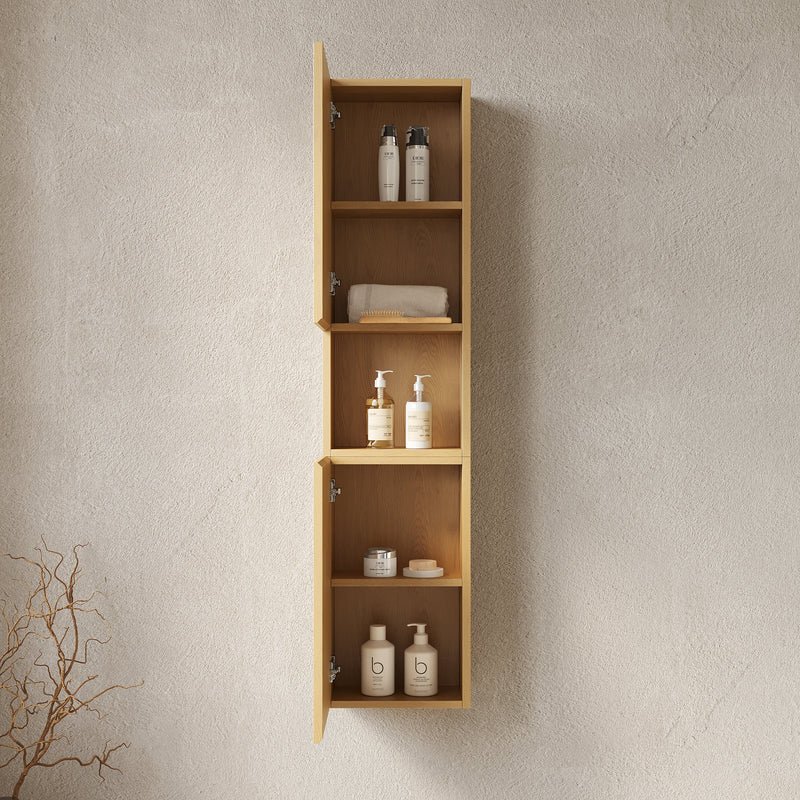 Mitch 59" Tall Bathroom Wall Mounted Cabinet by HouseOfZazla