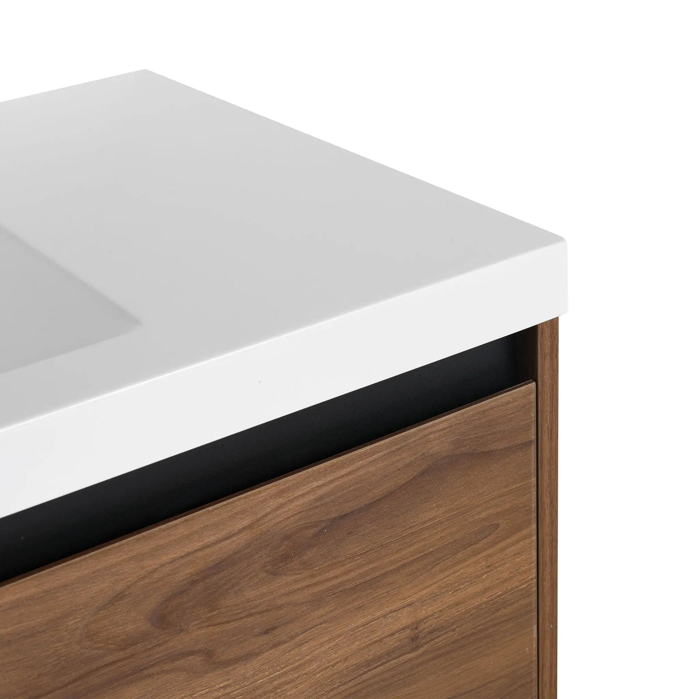 Bathroom Vanity Set With Resin Countertop Sink And 2 Doors, Engineered Wood by HouseOfZazla