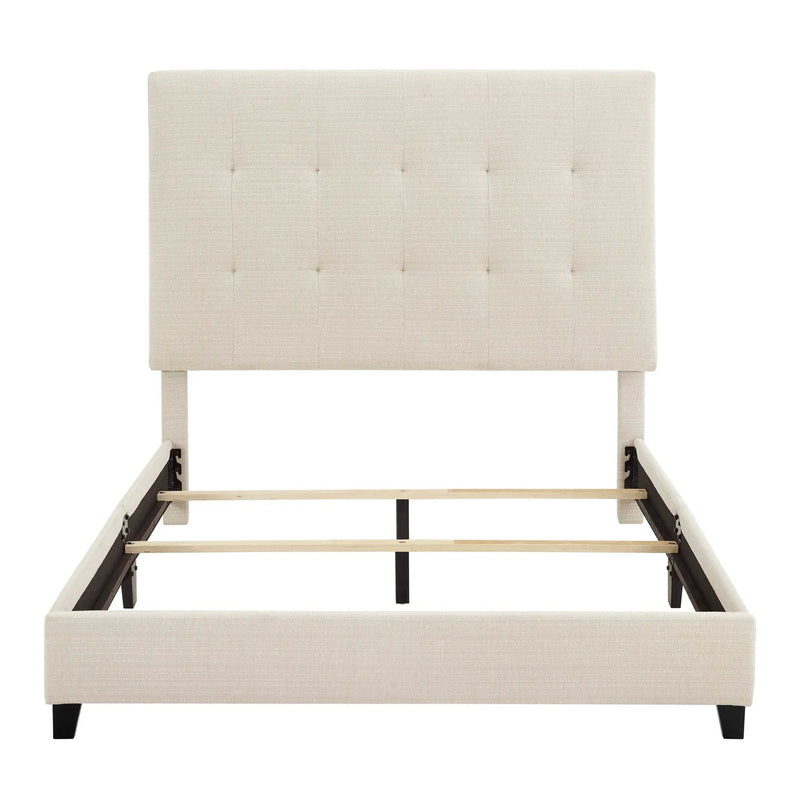 Tufted Upholstered Headboard Platform Bed by Unique Piece Furniture