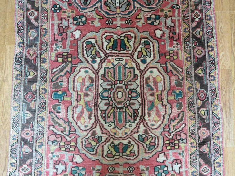 3' 9" X 10' 6" Semi Antique Handmade Turkish Wool Runner Rug by Jewel Rugs
