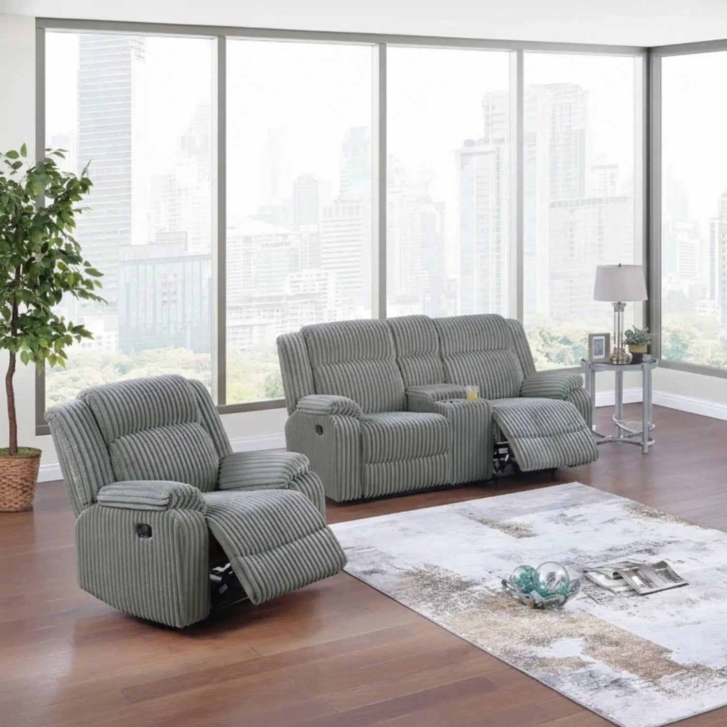 Modern Motion Sofa Set by HouseOfZazla