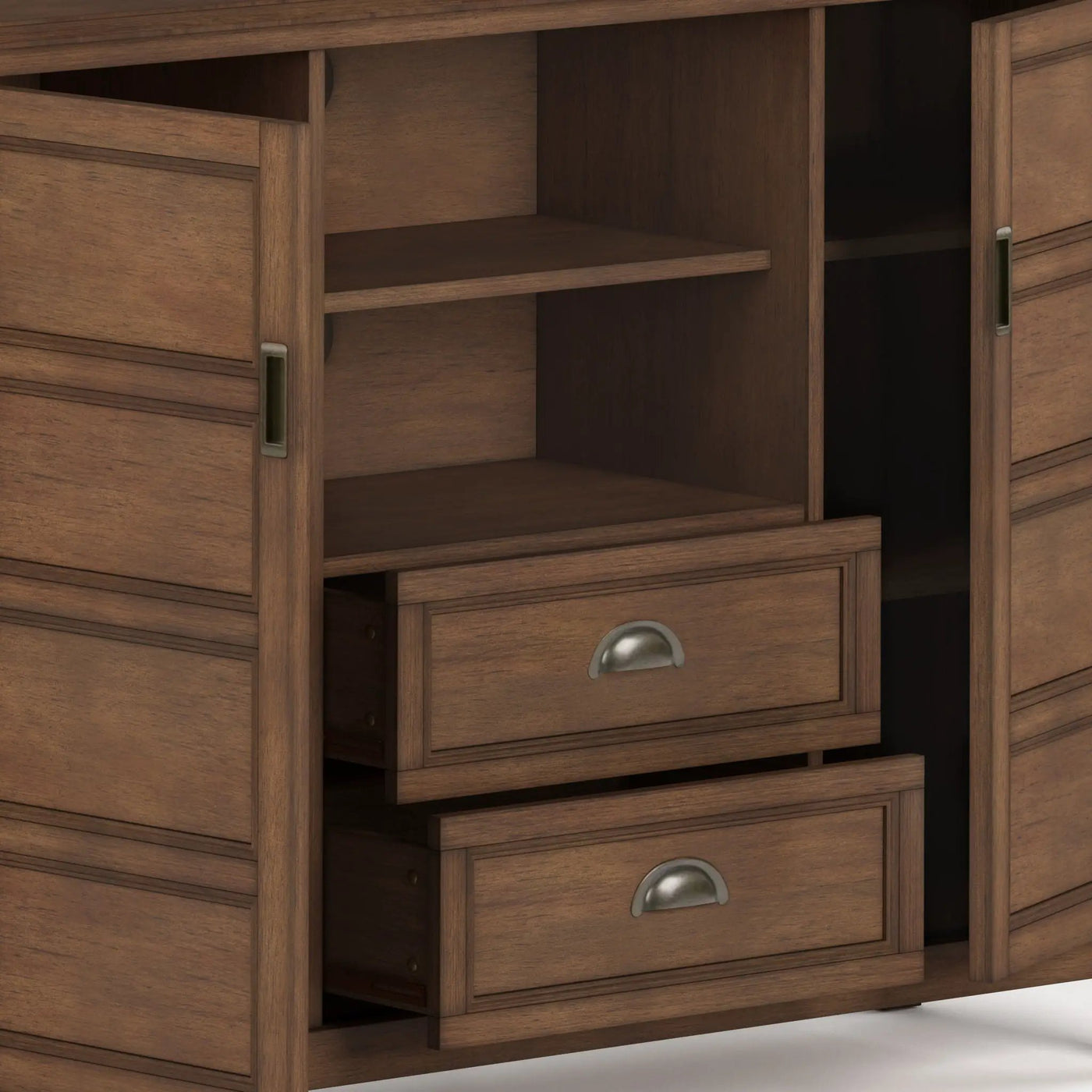 Burlington - Handcrafted Tall TV Media Stand by HouseOfZazla