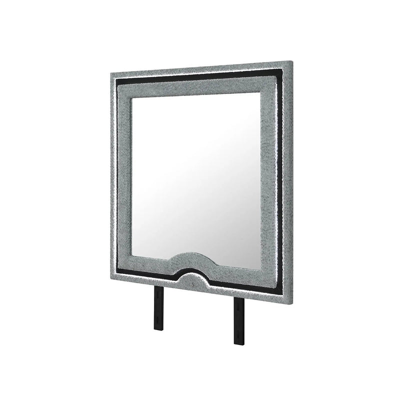 Isaiah - Mirror With Upholstered Frame And LED Lighting by Unique Piece Furniture