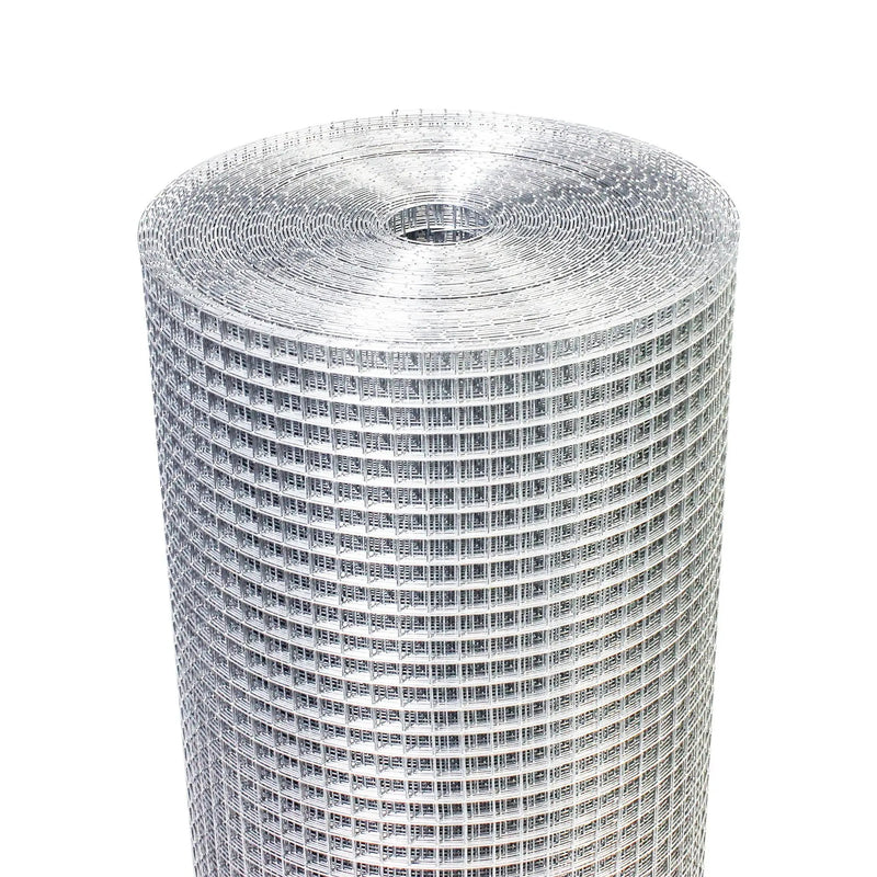 Galvanized Hardware Cloth, Chicken Wire Fence Roll For Garden And Animal Enclosures - Silver by HouseOfZazla