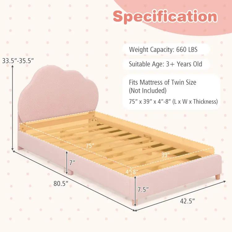 2-in-1 Kids Furniture Set: Twin Bed Frame & 3-Piece Activity Play Table and Chair Set by DirectDeals