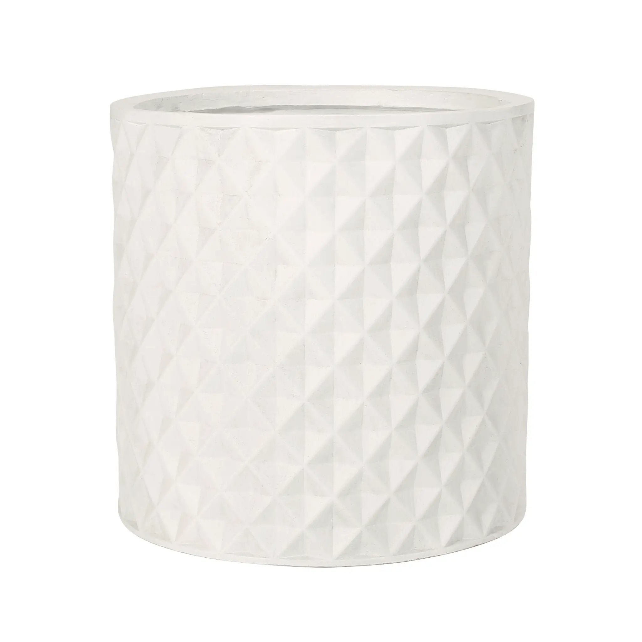 Antique White Ceramic Planter by HouseOfZazla