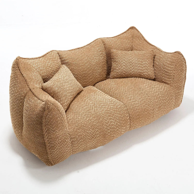 Comfortable Dual Beanbag Chair With High Resilience Foam Core For 2 People by HouseOfZazla