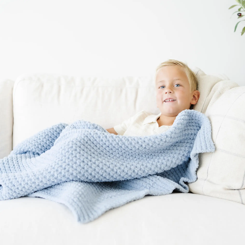 WAFFLE KNIT TODDLER BLANKETS by HouseOfZazla