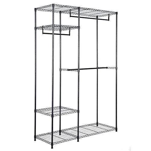 Portable Steel Closet Hanger Storage Rack Organizer by DirectDeals