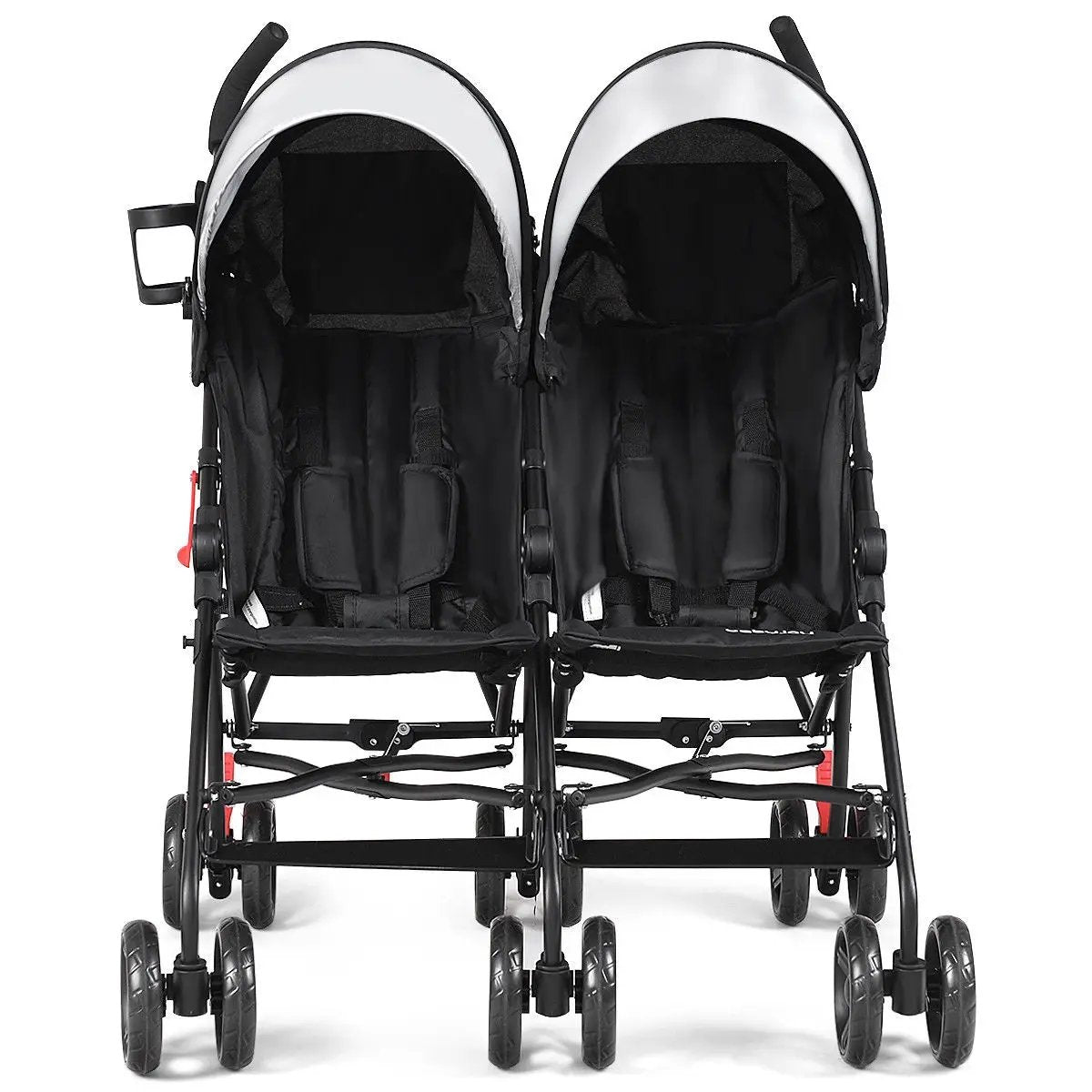 Foldable Twin Baby Double Stroller Ultralight Umbrella Kids Stroller by DirectDeals