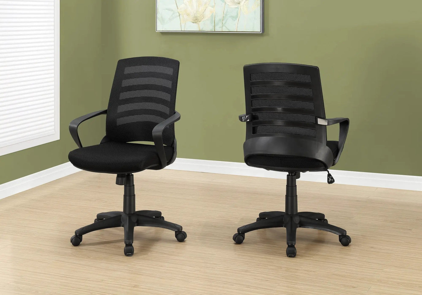 Office Chair, Adjustable Height, Swivel, Ergonomic, Armrests by HouseOfZazla