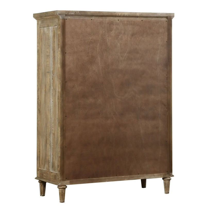 5 Drawer Chest With Construction - Taupe by HouseOfZazla