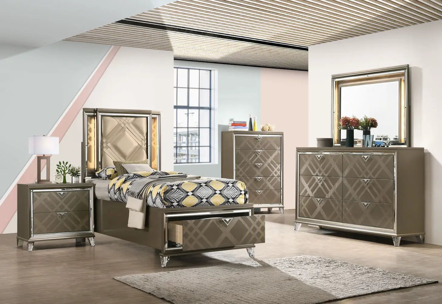 Skylar - Nightstand by Unique Piece Furniture