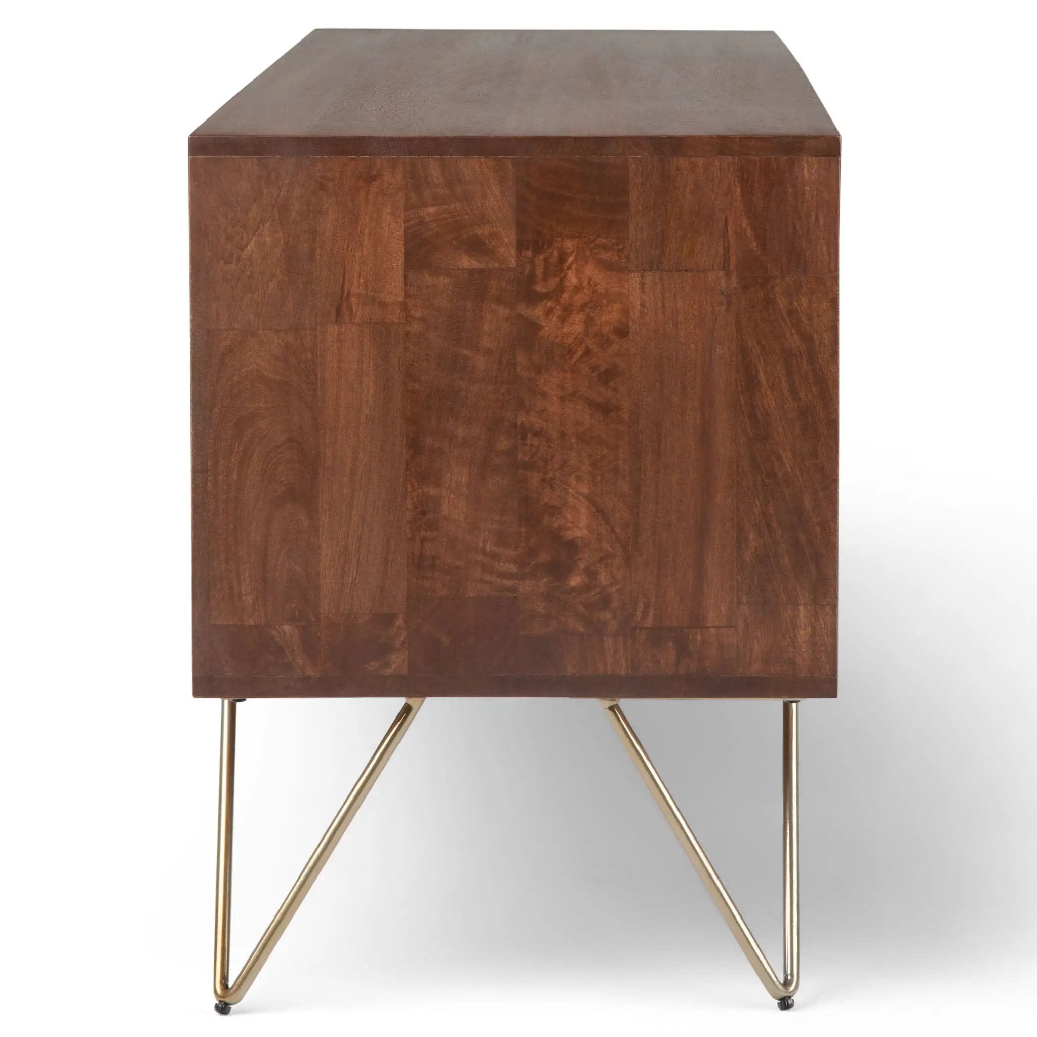 Hunter - TV Media Stand - Umber Brown Stain by HouseOfZazla