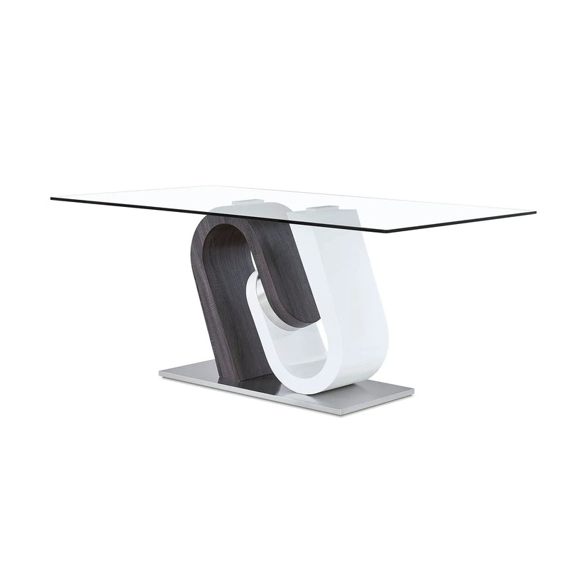 Anne - Dining Table - White / Gray by Unique Piece Furniture