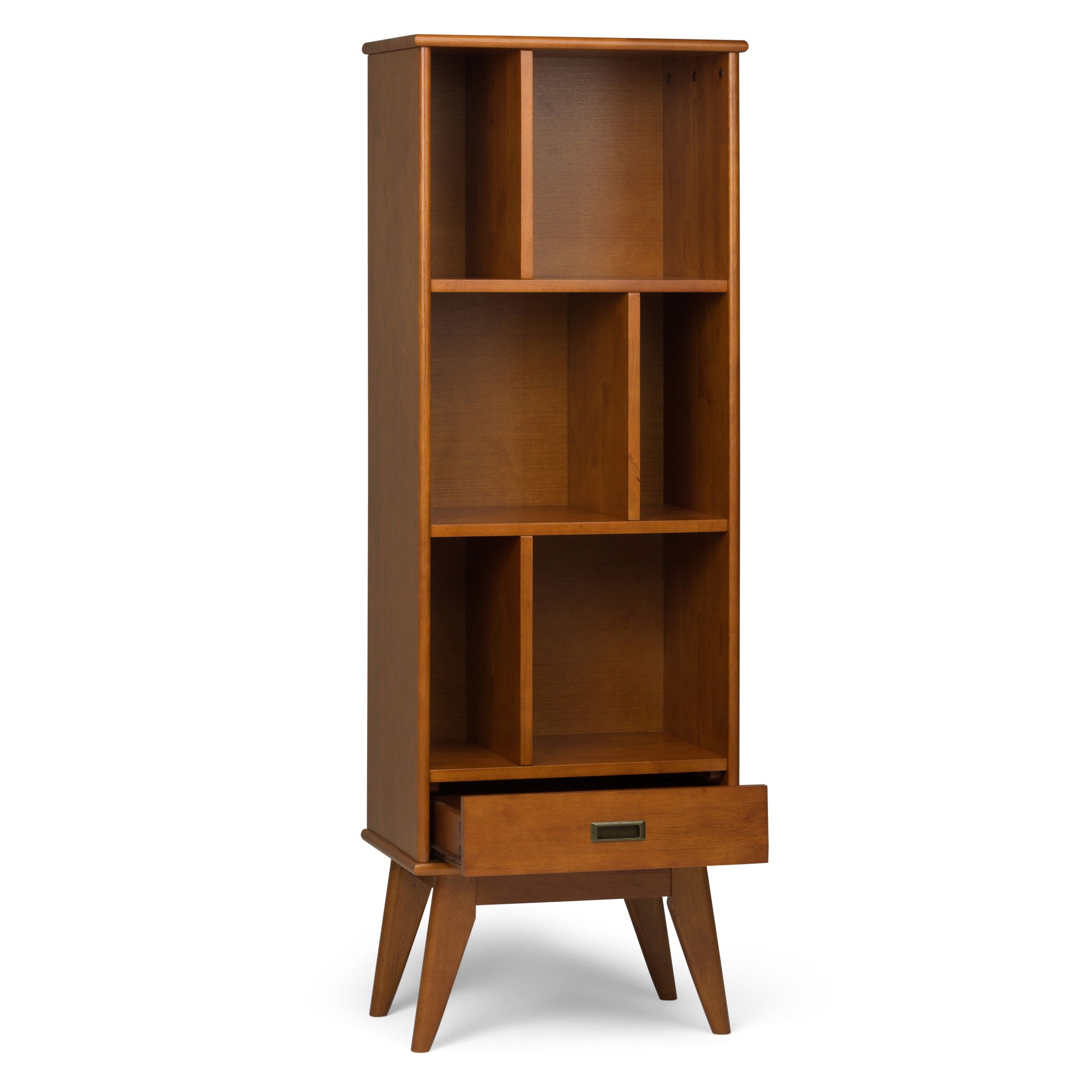 Draper - Mid Century Wide Bookcase And Storage Unit by HouseOfZazla