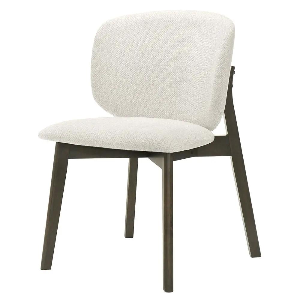 Mallin - Side Chair (Set of 2) - Gray Chenille & Walnut by Unique Piece Furniture